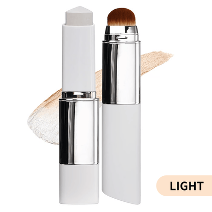 🎉BUY 1 GET 1 FREE🎉[OFFICIAL PRODUCT] BLANC Cover Cream Stick V w/ Detachable Brush - Korean Skin Care Color-Changing Foundation Stick with Collagen Capsules (0.45 oz)