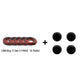 🔇5-hole Automotive Dust-proof and Shock-absorbing Sealing Strip-9