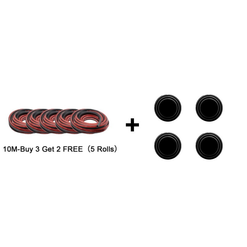 🔇5-hole Automotive Dust-proof and Shock-absorbing Sealing Strip-9
