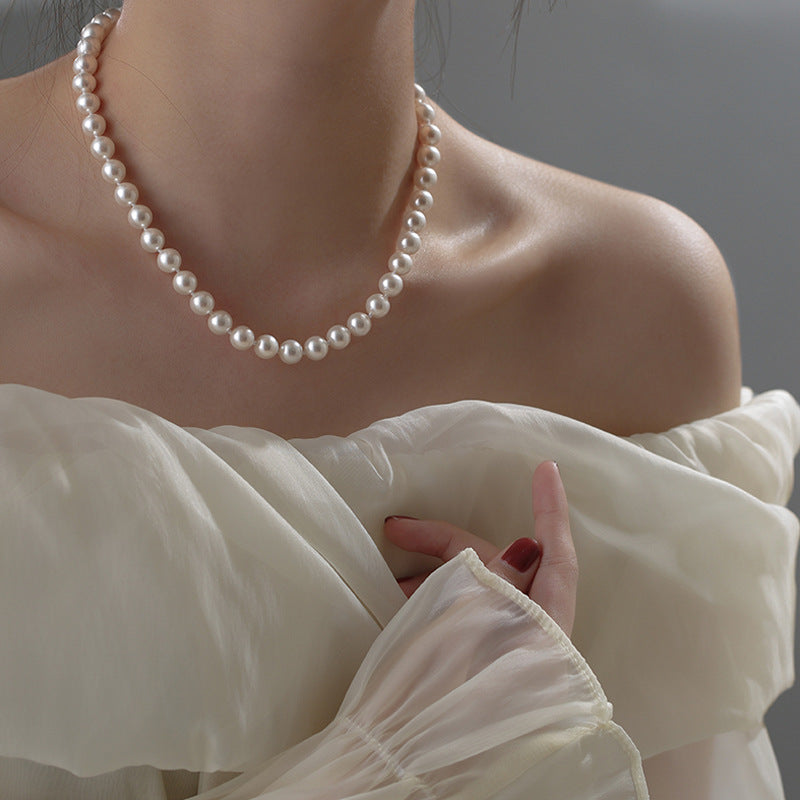 🔥Hot Sale 49% OFF+Gift Box (Free) 🎁 AAAA Pearl Necklace-4
