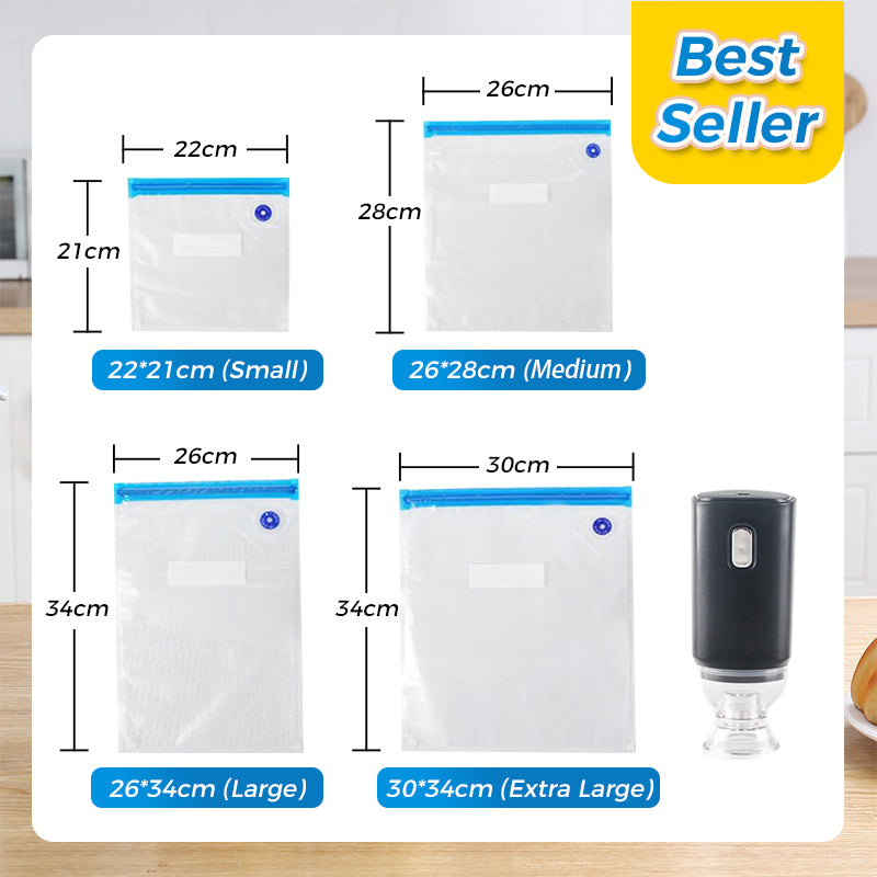 💥Kitchen Vacuum Sealer Bag Set-16