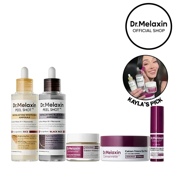 [Dr.Melaxin Official] Spring Glow Skincare Set best collection for Pore Care & Blemish Fading with Exfoliating-2