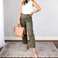 🔥2024 HOT SALE🔥Stretch Twill Cropped Wide Leg Pants-18