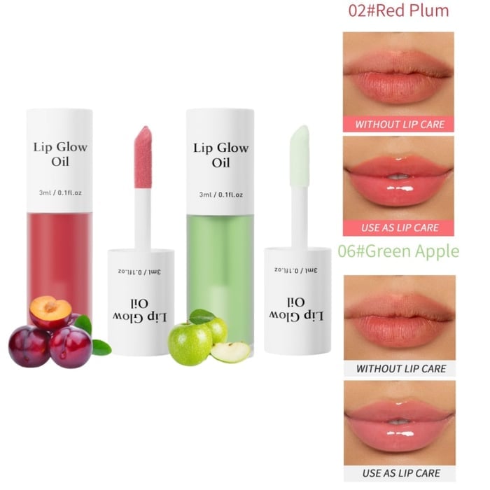 ⏳2026 NEW YEAR BUY MORE SAVE MORE✨ONLY ￡9.99!!!💋Tinted Lip Glow Oil - For Lush, Hydrated Lips with a Natural Glow! 💖-27