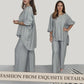 🔥HOT SALE-55% OFF💝Women's Long Sleeve High Waisted Wide Leg Pants Suit-1