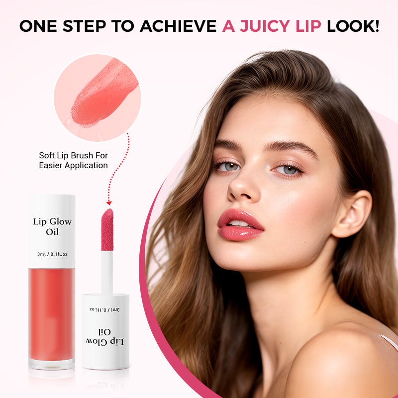 ⏳2026 NEW YEAR BUY MORE SAVE MORE✨ONLY ￡9.99!!!💋Tinted Lip Glow Oil - For Lush, Hydrated Lips with a Natural Glow! 💖-1