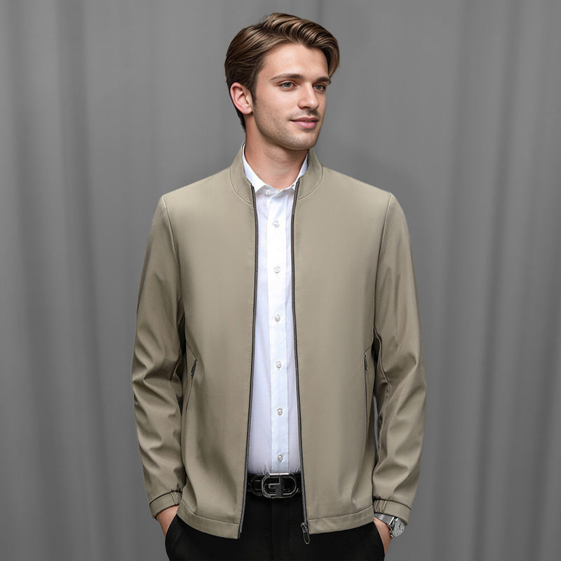 🔥2025 New Year Hot sale 50% OFF🔥Men's Standing Collar Zipper Casual Jacket-2