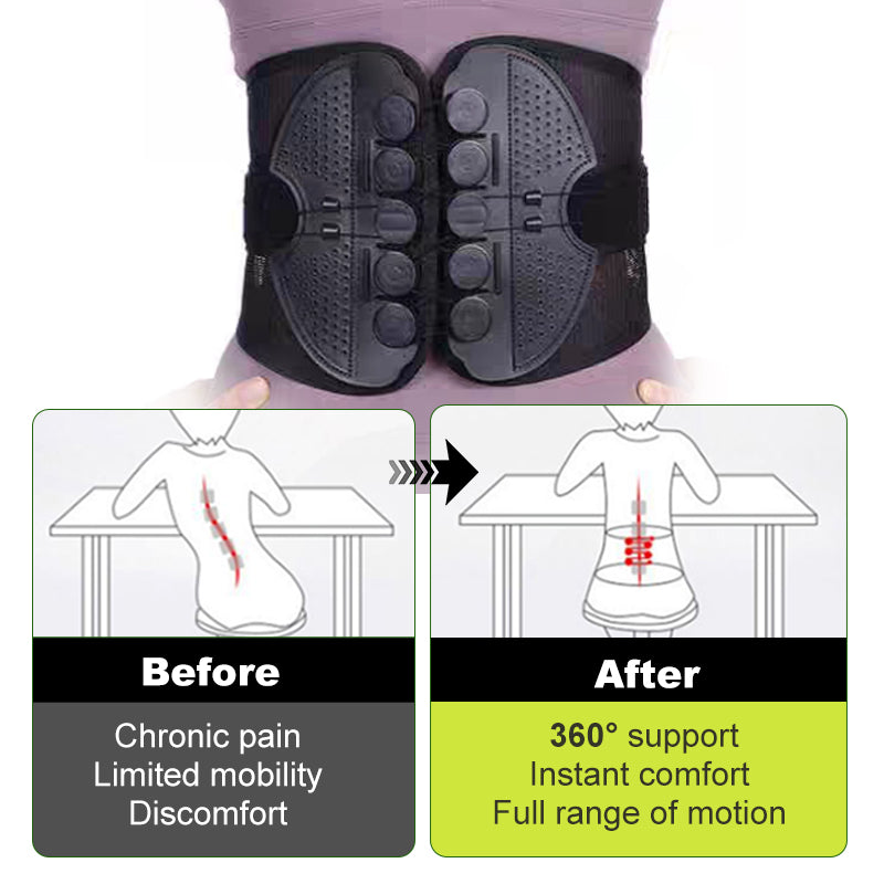 Adjustable Lumbar Support Belt Lower Back Brace-1