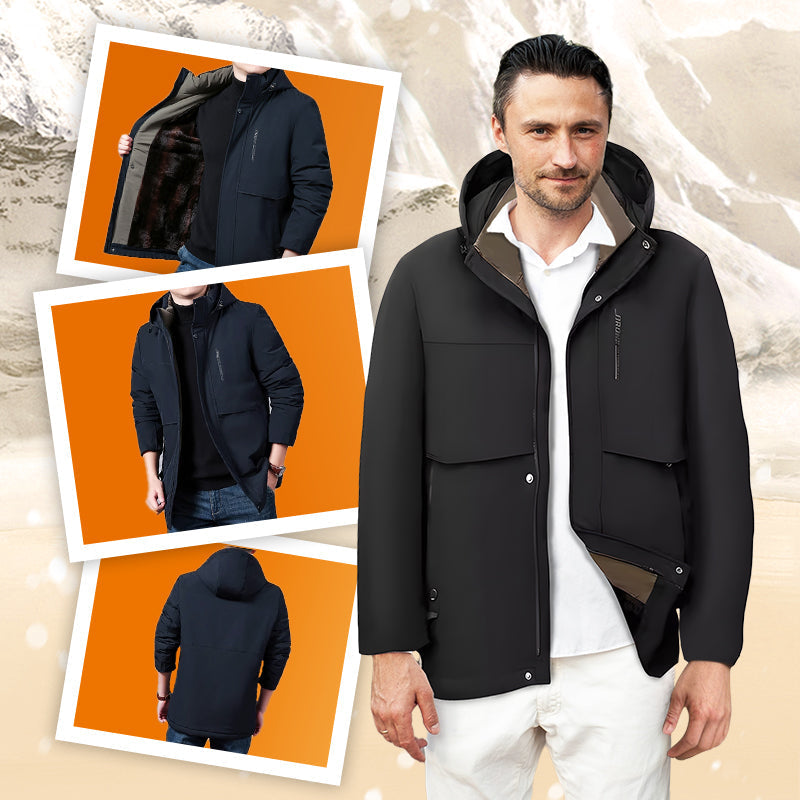 ✨New Arrival✨Men’s Thermal Hooded Parka Coat-1