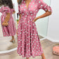 🌷Limited Time 53% OFF💞💃Deep V-neck polka-dot dress-19