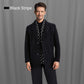 🎅Christmas Pre-sale🎁Men’s Stylish Notched Lapel Winter Tweed Jacket with White Duck Down Lining-10