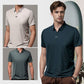 🔥Men’s Casual Lapel Breathable Wrinkle-free T-shirt-6