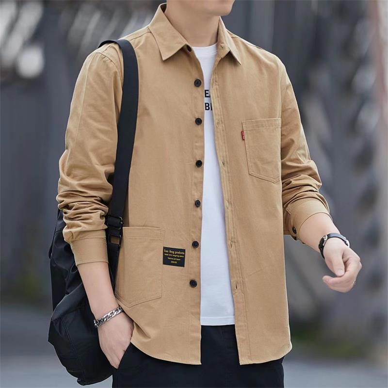 Men's Casual Pure Cotton Long Sleeve Shirt（50% OFF）-2