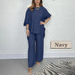🔥HOT SALE-55% OFF💝Women's Long Sleeve High Waisted Wide Leg Pants Suit-11