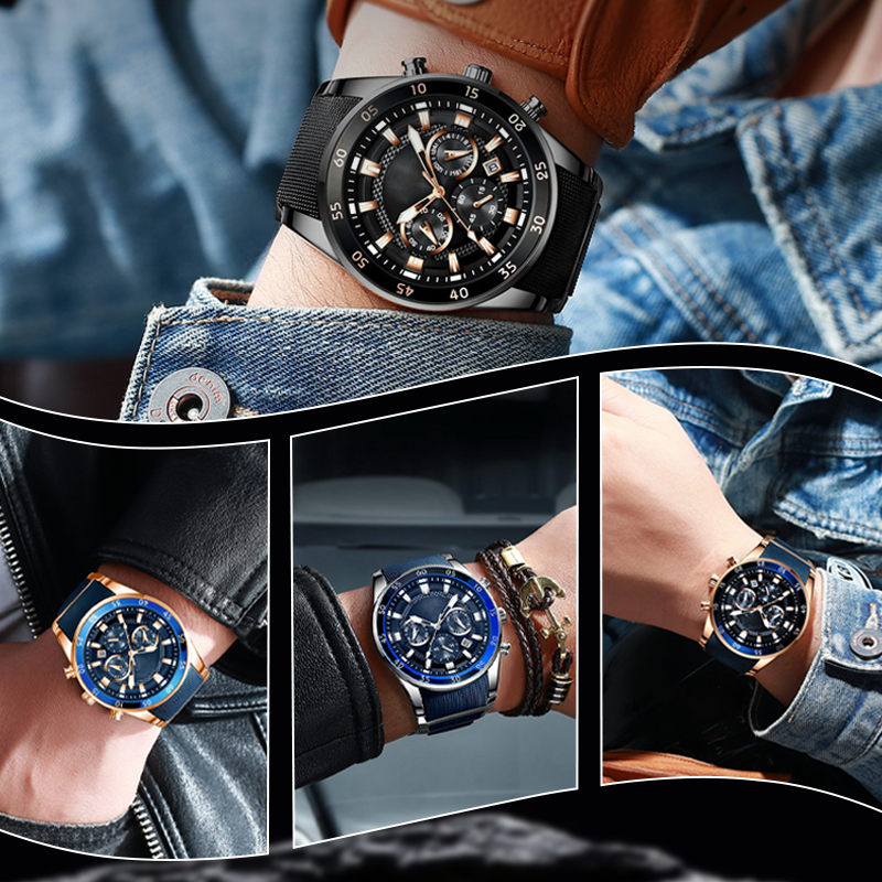 ⏳Time-limited Special⌛Men's Waterproof Multifunctional Quartz Watch-1