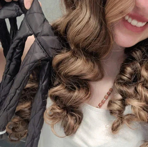 💗Sleep-in hairband Heat-Free Curling Tongs-1