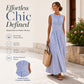 ⏳Limited-time ⏰Women Casual Striped Maxi Dress Sleeveless🎀👗
