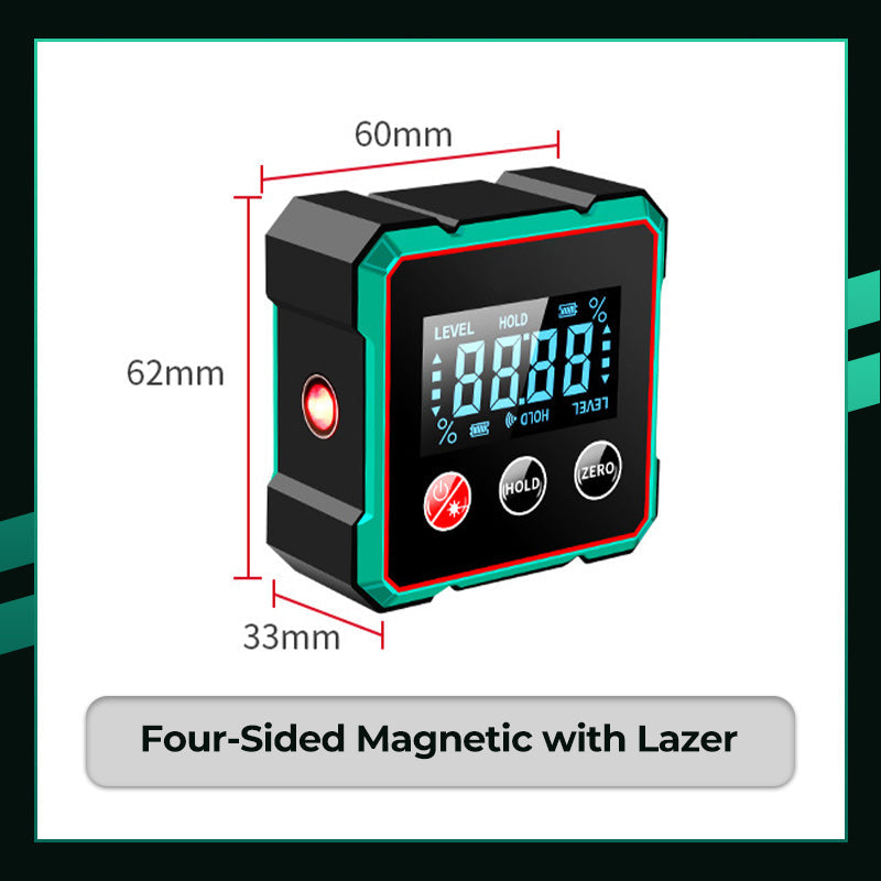 🔥Magnetic Digital Angle Finder with Electronic Laser-8