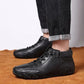 🔥HOT Sale🔥 Italian Handmade Suede Velcro High Boots-2