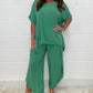 Limited Time 55% Off🔥🎁Floaty 2 Piece Sleeved Trouser Set-2