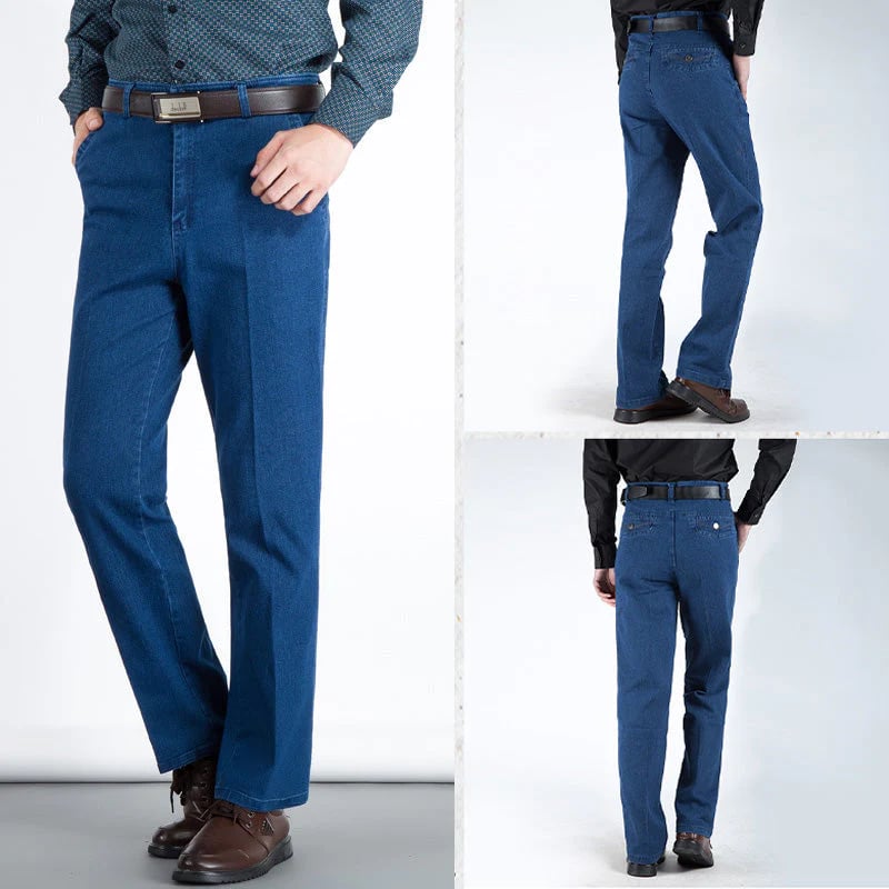 🔥Hot Sales - 47% OFF🔥Men's High Waist Straight Cut Jeans-6