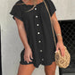 🔥HOT SALE💝Short Sleeve Casual Denim Dress（57% OFF）-9