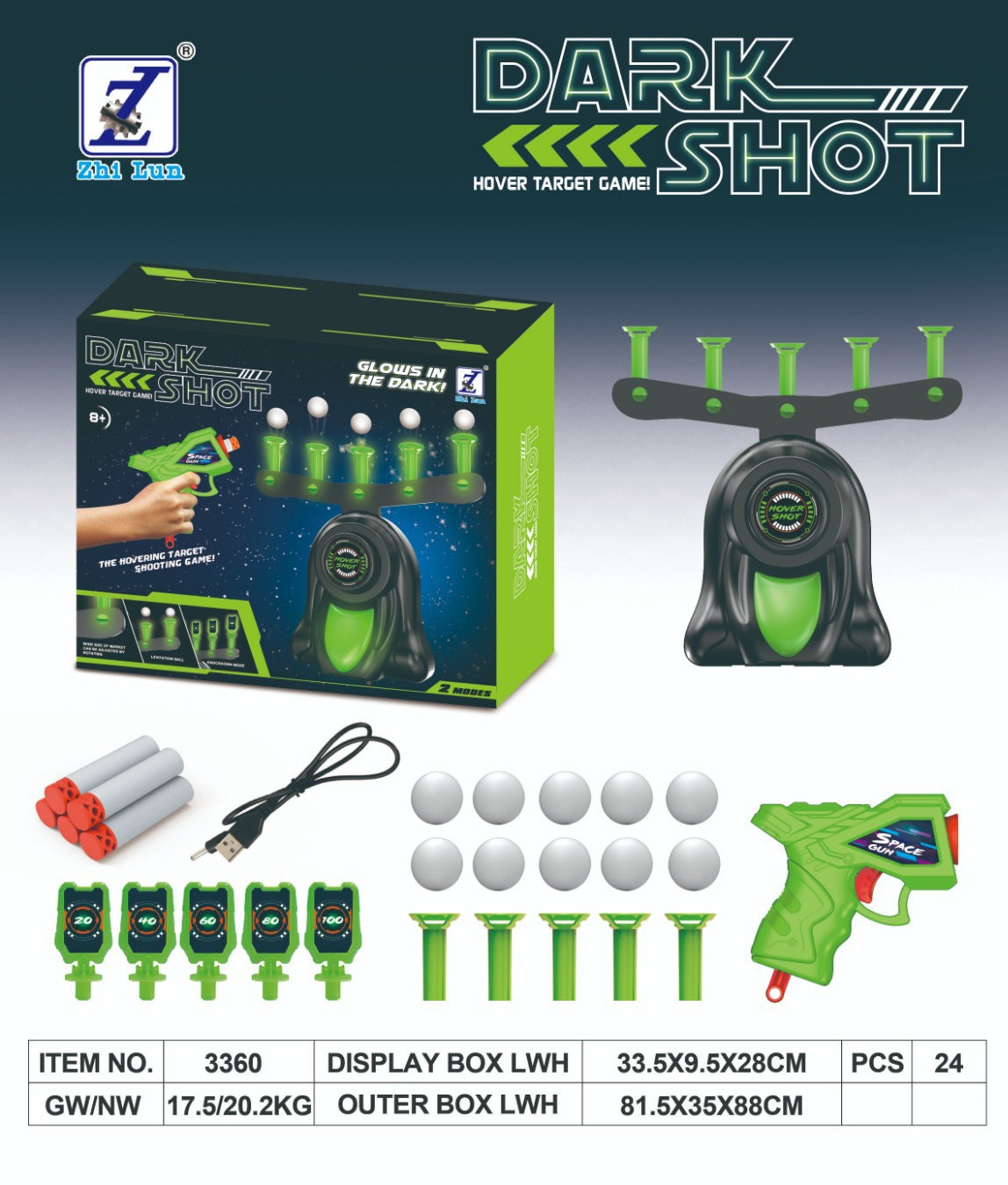 🎅Xmas Sales - 50% OFF🎄Shooting Target Practice Kids Shooting Toy Gun Set-2