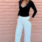 🔥2024 HOT SALE🔥Stretch Twill Cropped Wide Leg Pants-23