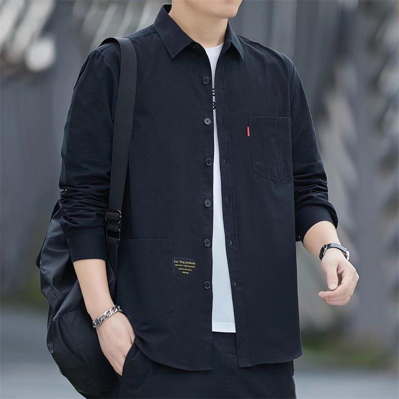 Men's Casual Pure Cotton Long Sleeve Shirt（50% OFF）-3
