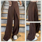 🔥HOT Sale🔥Women's Fashionable Irregular Patchwork Full-length Wide-leg Pants-2