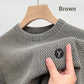 🎁Christmas Specials 50%OFF - Men's Warm Cozy Lined Crewneck Top-11