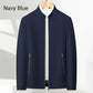 ✨Fall New Arrivals ✨Men's Standing Collar Zipper Casual Jacket-12