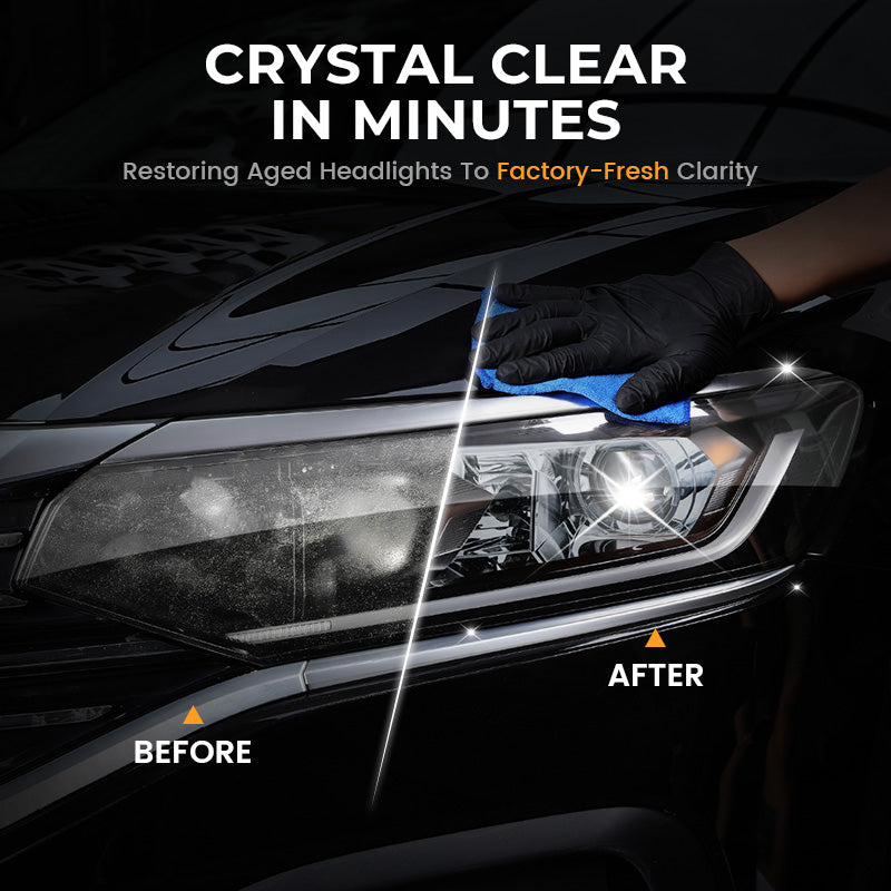 180ml Professional Car Headlight Restorer with Sponge🧽🚗-7