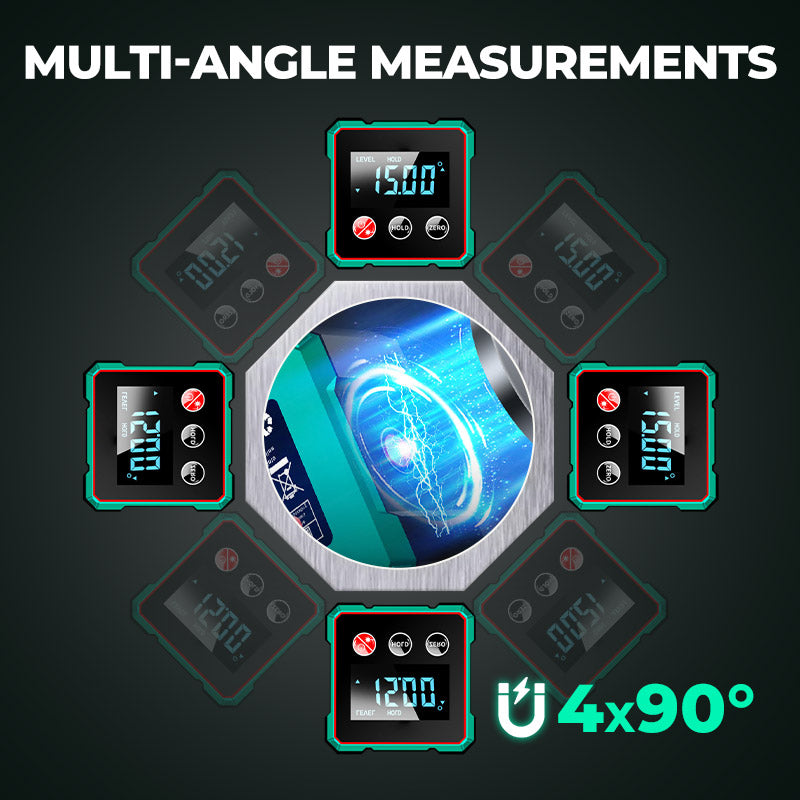 🔥Magnetic Digital Angle Finder with Electronic Laser-2