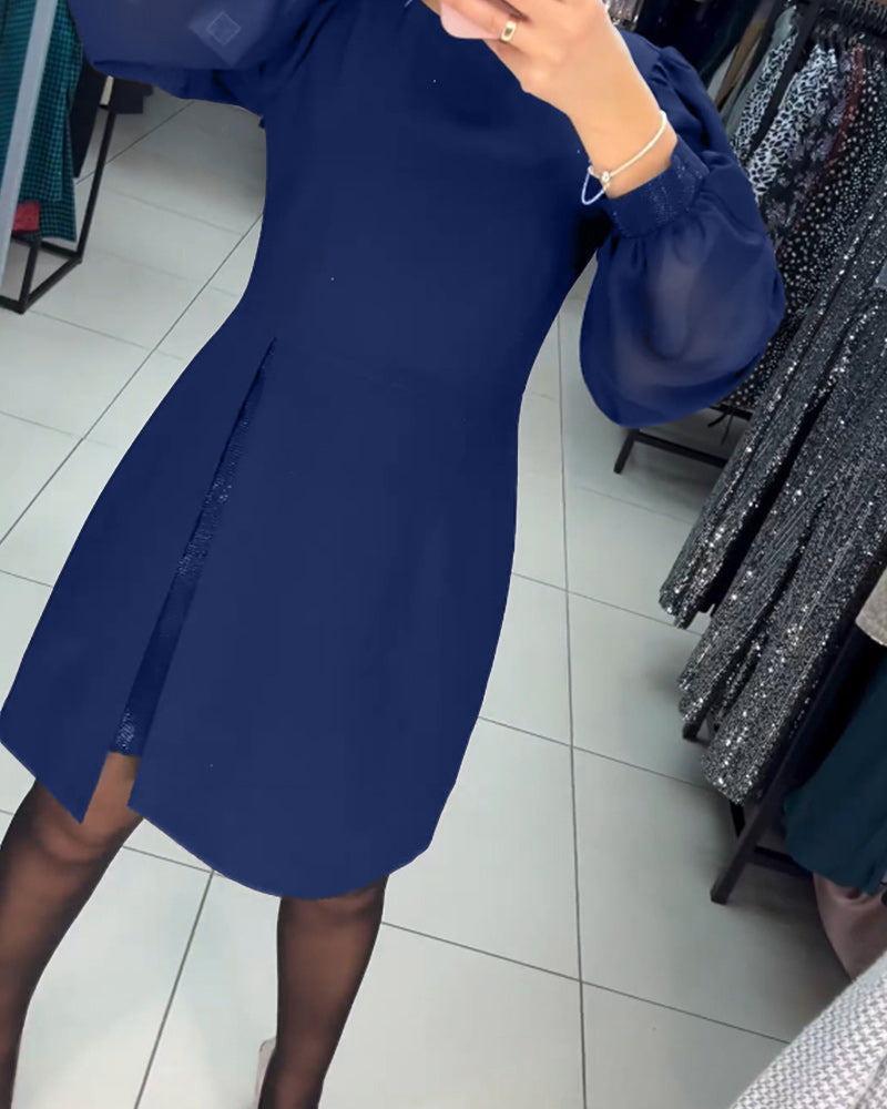 🌷Limited Time 73% OFF💞Elegant Puff Sleeve Dress-13