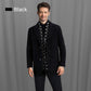🎅Christmas Pre-sale🎁Men’s Stylish Notched Lapel Winter Tweed Jacket with White Duck Down Lining-11