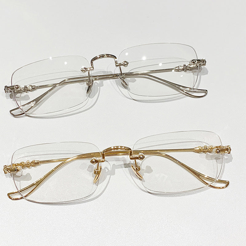 Hot Sale🔥Anti Blue Light Rimless Glasses-3