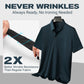 🔥Men’s Casual Lapel Breathable Wrinkle-free T-shirt-1