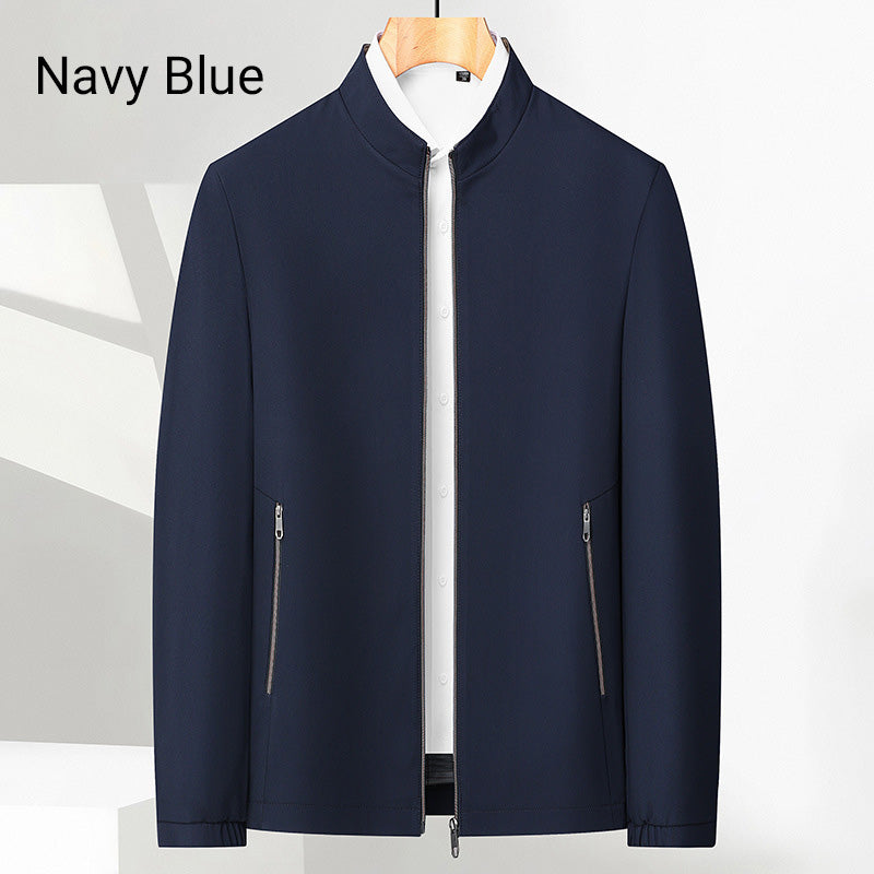 🔥2025 New Year Hot sale 50% OFF🔥Men's Standing Collar Zipper Casual Jacket-12
