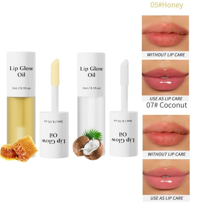 ⏳2026 NEW YEAR BUY MORE SAVE MORE✨ONLY ￡9.99!!!💋Tinted Lip Glow Oil - For Lush, Hydrated Lips with a Natural Glow! 💖-40