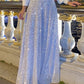 🔥HOT SALE-69% OFF💝Elegant long-sleeved blouse with V-neckline and wide sequinned jumpsuit trousers-2