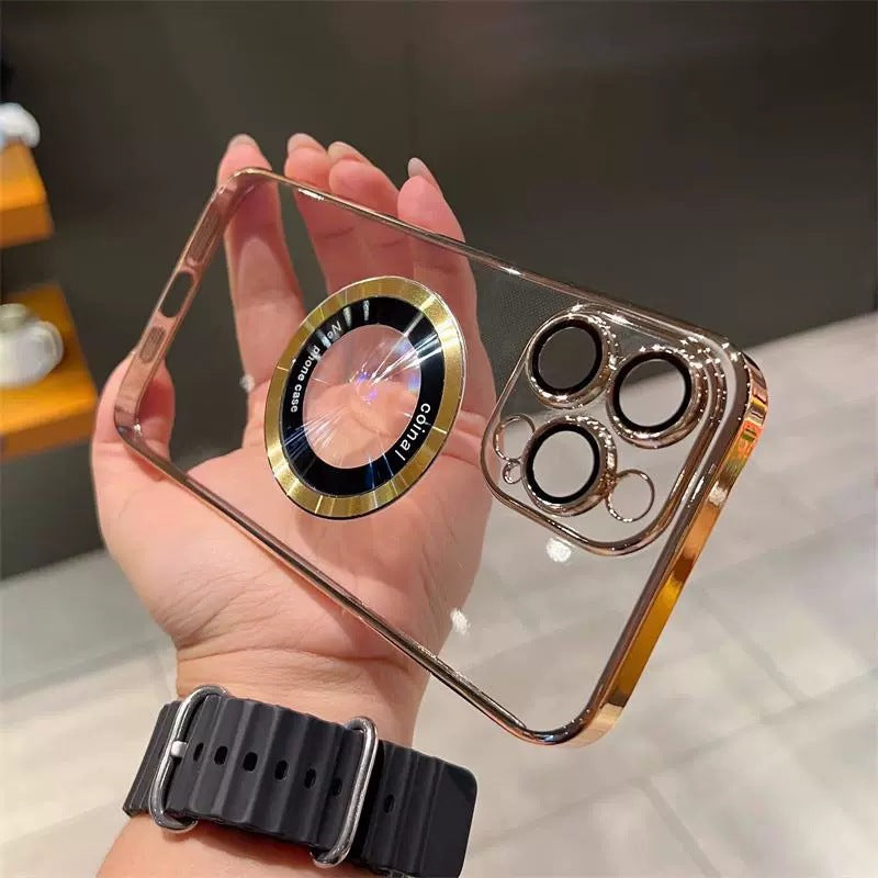 Transparent Magnetic Case For iPhone-3