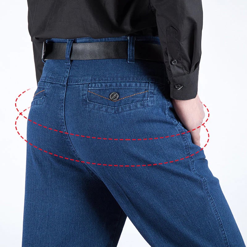 🔥Hot Sales - 47% OFF🔥Men's High Waist Straight Cut Jeans-8