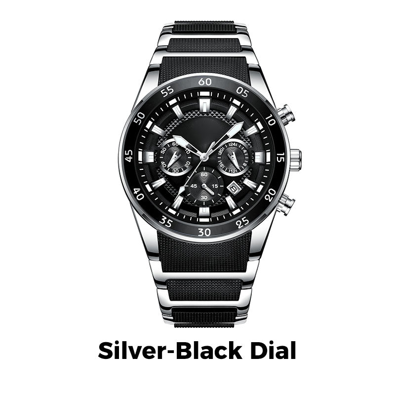⏳Time-limited Special⌛Men's Waterproof Multifunctional Quartz Watch-11