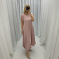 🔥HOT SALE🔥Sleeveless pleated simple solid colour dress-21