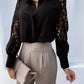 🌷Limited Time 53% OFF💞Women's long sleeve hollow out lace shirt-1