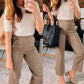 🔥2024 HOT SALE🔥Stretch Twill Cropped Wide Leg Pants-21