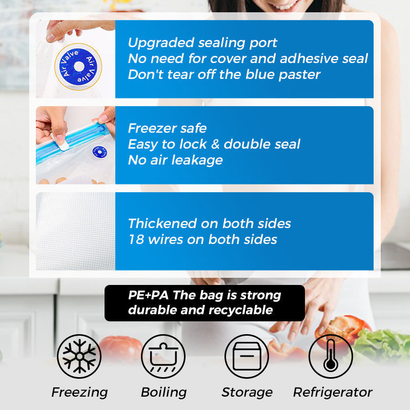 💥Kitchen Vacuum Sealer Bag Set-9