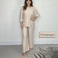 🔥HOT SALE-55% OFF💝Women's Long Sleeve High Waisted Wide Leg Pants Suit-10