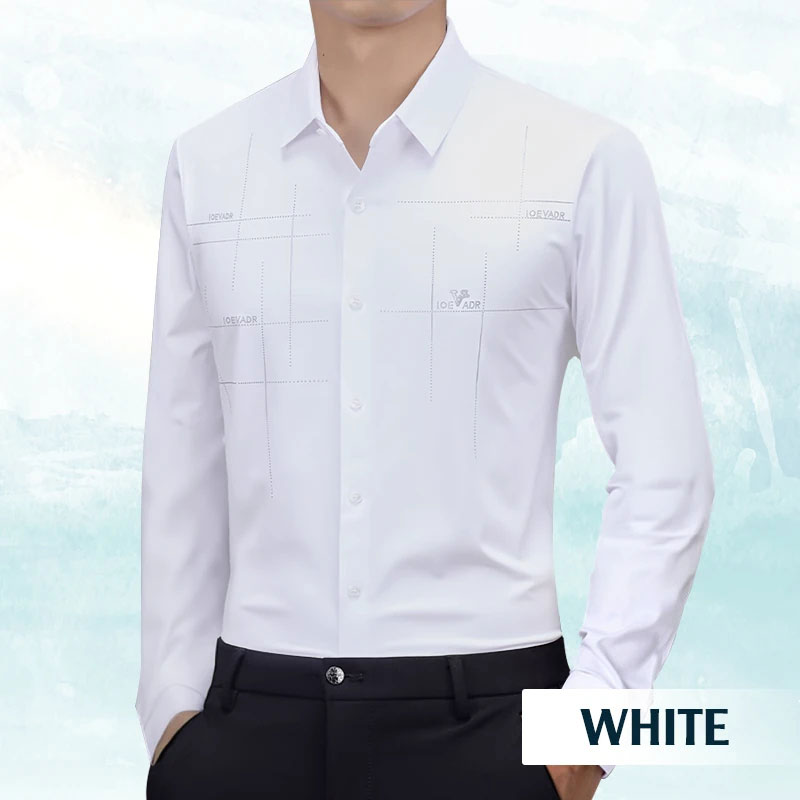 🔥HOT SALE 50% OFF🔥Men's Breathable Ice-Silk Stretch Shirt-5